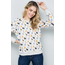 Lasoul Colourful Cat Print Sweatshirt