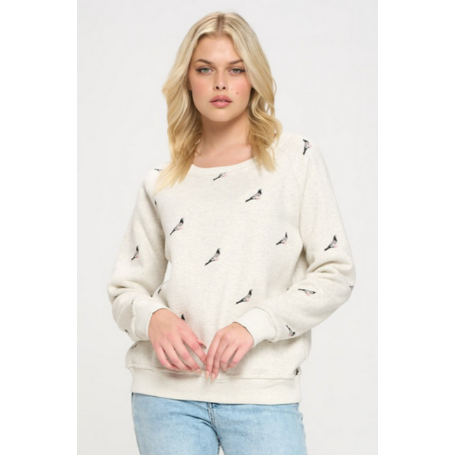 Pigeon Print Sweatshirt