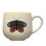 Mug with Insect & Coloured Rim (more designs)