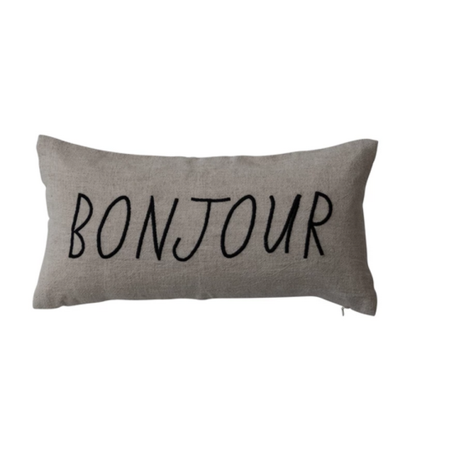 Bonjour Pillow