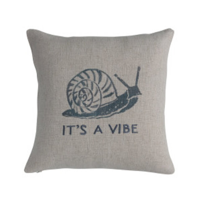 Creative Co-op It's A Vibe Pillow