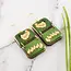 No Man's Land Hens + Chicks Retro Rectangle Earrings