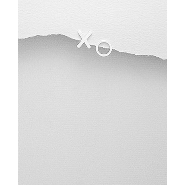 Sterling Studs-Sterling XO