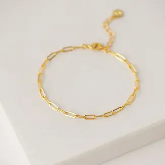 Lover’s Tempo Boyfriend Chain Bracelet - Gold