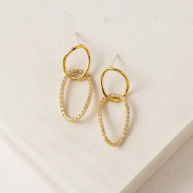 Lover’s Tempo Encore Small Drop Earrings - Gold