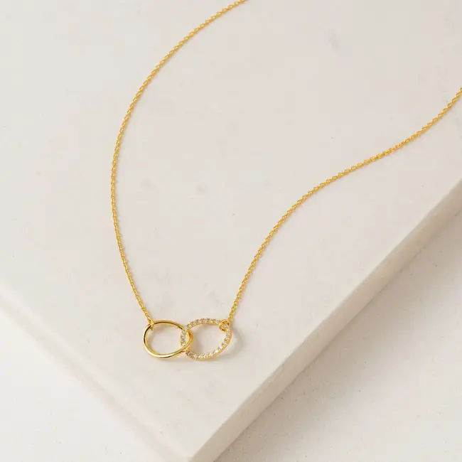 Lover’s Tempo Encore Pave Necklace - Gold