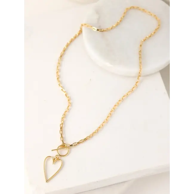 Lover’s Tempo Lovestruck Heart Necklace - Gold