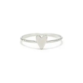 Lover’s Tempo Everly Heart Ring - Silver