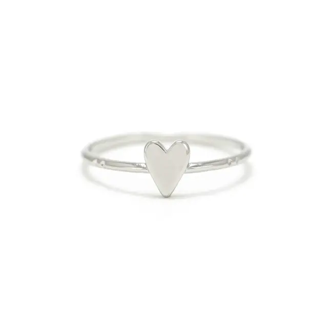 Lover’s Tempo Everly Heart Ring - Silver