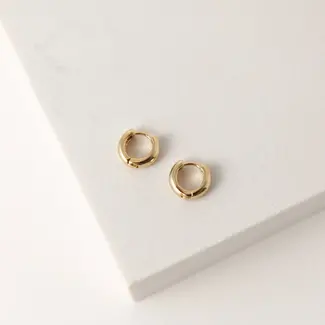 Lover’s Tempo Bea 10mm Huggie Hoop Earrings - Gold
