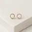 Lover’s Tempo Halo Stud Earrings - Gold