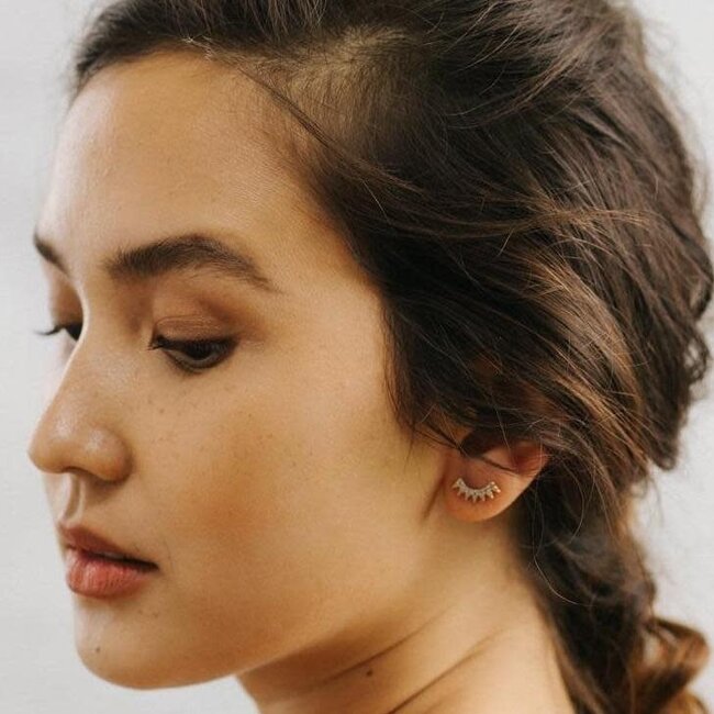 Lover’s Tempo Nova Climber Earrings - Gold