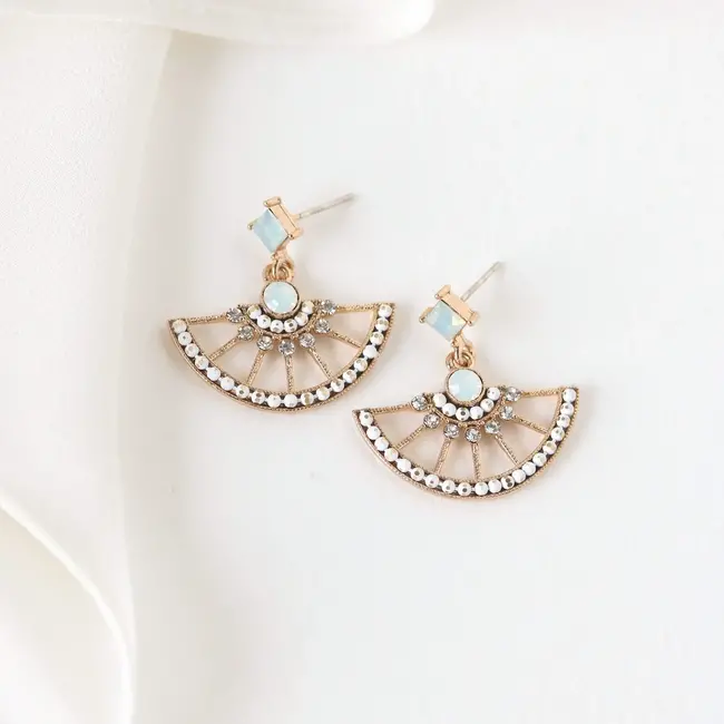 Lover’s Tempo Margot Drop Earrings - White