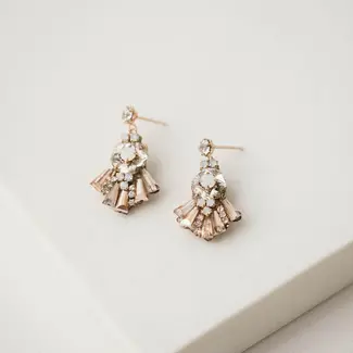 Lover’s Tempo Rococo Drop Earrings - Champagne