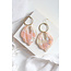 Petal & Posy Songbird Earrings in Pink Salt