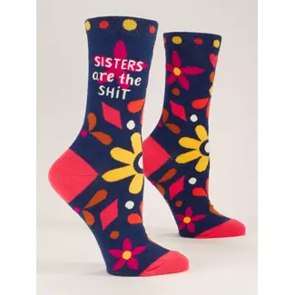 Blue Q Crew Socks - Sister's Are The Shit