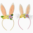 Option 2/ Silver Tree Floral Trim Bunny Headband (2 Styles)