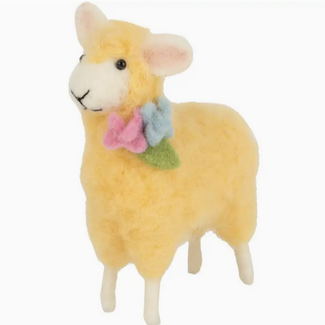 Felt Sheep - Yellow