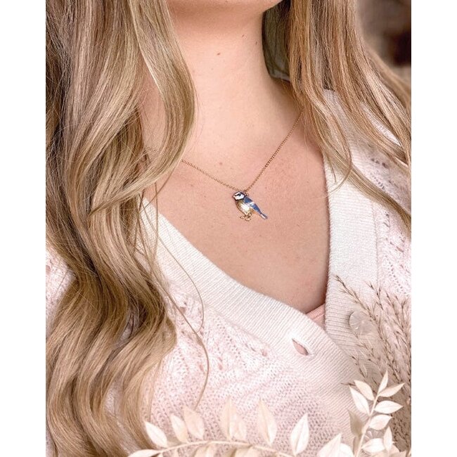 Fable England Fable - Blue Tit Necklace - Short