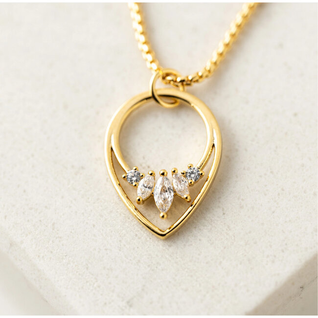 Lover’s Tempo Aria Necklace - Clear