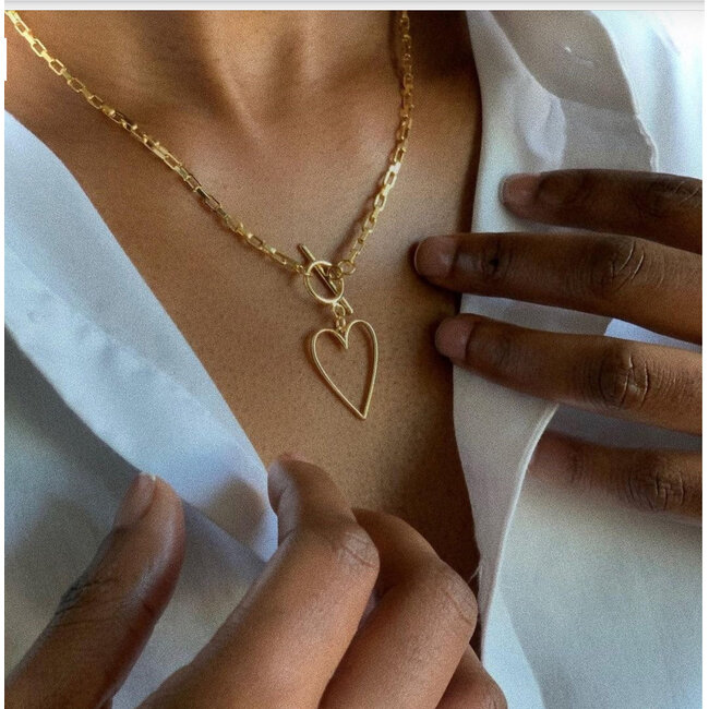 Lover’s Tempo Lovestruck Heart Necklace - Gold