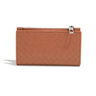 CoLab Vue Woven Card Wallet - Toffee