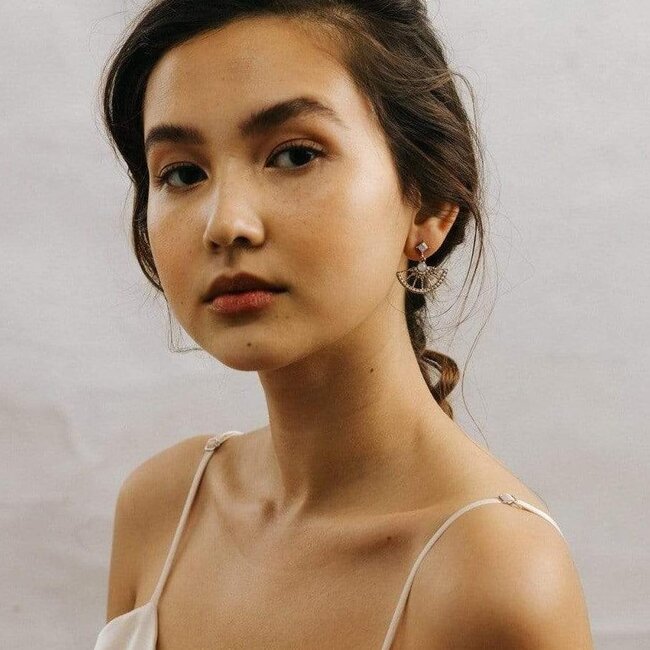 Lover’s Tempo Margot Drop Earrings - White