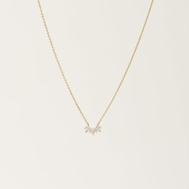 Lover’s Tempo Crown Necklace - Clear
