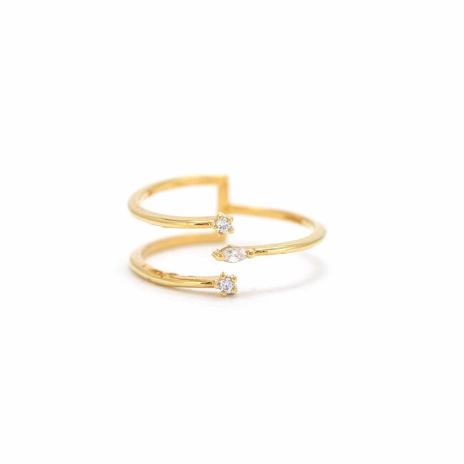 Lover’s Tempo Orion Ring Gold-Adjustable
