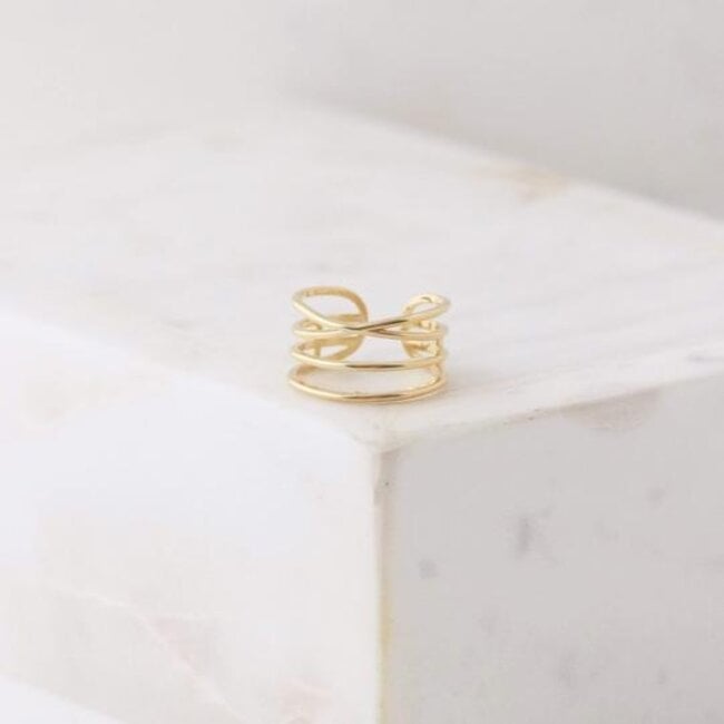 Lover’s Tempo Orbit Ring - Gold