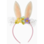 Option 2/ Silver Tree Floral Trim Bunny Headband (2 Styles)