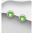 Sterling Swarovski Circular Studs (more colours)