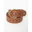 Eyelet Bohemian Belt in Camel