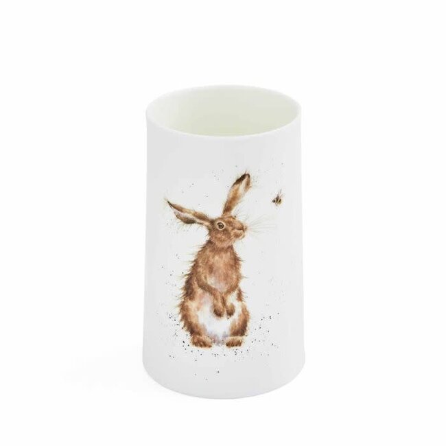 Wrendale Hare & Bee Vase - Medium-6.75"