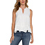 Liverpool Los Angeles Sleeveless Embroidered Top