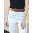 Eyelet Bohemian Belt in Camel