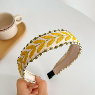 E&S Accessories Leaf Print Headband (more colours)