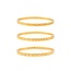 Lover’s Tempo Britt Ring Set - Gold - Waterproof