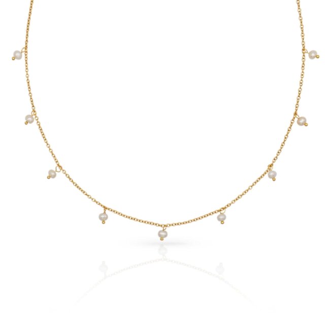 Lover’s Tempo Perla Necklace - Gold - Waterproof