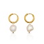 Lover’s Tempo Oceane Oblong Pearl-Hoops-Gold-Waterproof