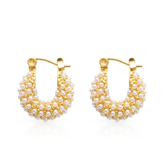 Lover’s Tempo Perla Earrings - Gold - Waterproof