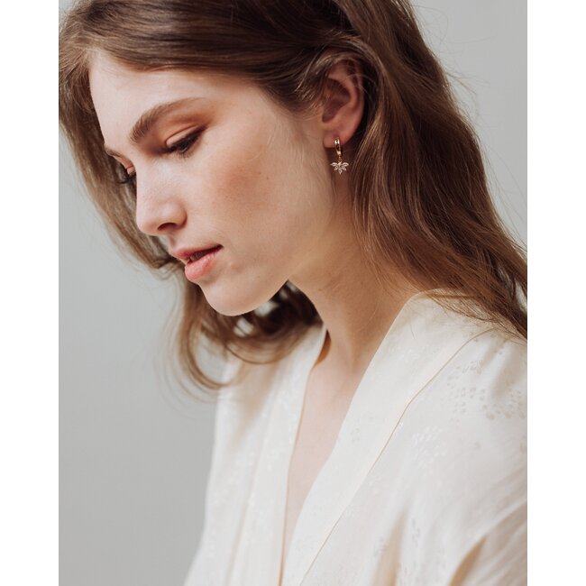 Lover’s Tempo Harlowe Huggie Hoop Earrings