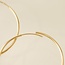 Lover’s Tempo 38mm Gold - Filled Infinity Hoop Earrings