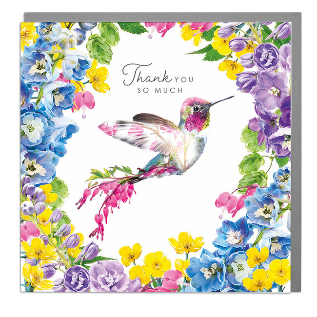Cards - Pack of 6 - Thank You Hummingbird