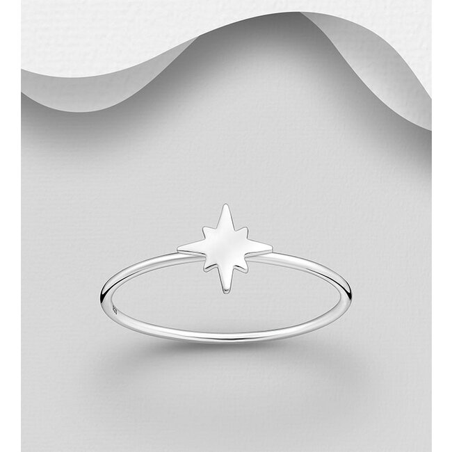 Sterling Sterling Silver Star Ring