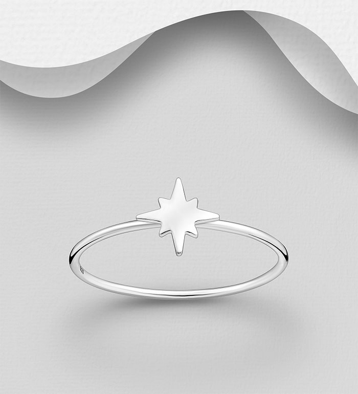 Star Ring Sterling Silver Star Ring - Cameron Rose