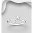 Sterling Sterling Silver Adjustable Snake Ring