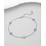Sterling Bracelet with Fine Austrian Crystals (more colours)