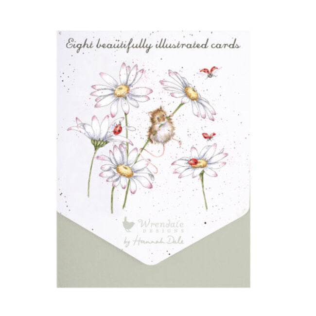 WRENDALE Blank Notecard Pack - Oops A Daisy