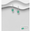 Sterling Sterling Drop Earrings with Gemstone (more colours)